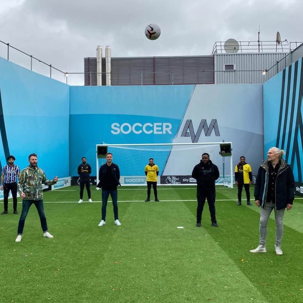 アンディー・キングのインスタグラム：「Had a brilliant time on @socceram Thanks to @1jimmybullard @fennersinsta @tubessocceram for making it so enjoyable 🤣🤣」