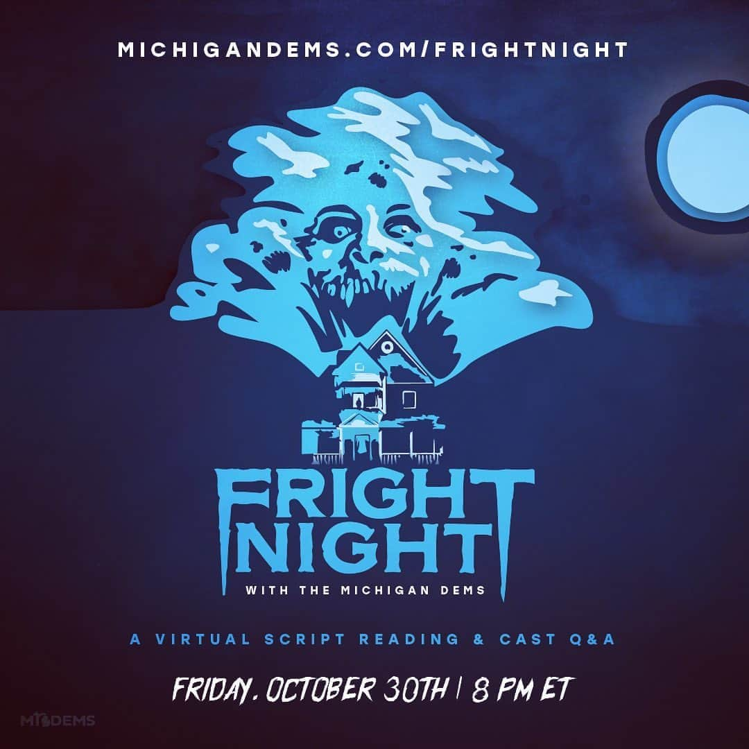 ロザリオ・ドーソンさんのインスタグラム写真 - (ロザリオ・ドーソンInstagram)「Fright Night! Ahhhh!!! I am so excited for the 30th as it’s my dads birthday and we both LOVE this movie! It’s been a rough couple of years battling cancer and now heart issues so getting to celebrate his health with @theofficialchrissarandon while raising funds to better the country is the kind of joy we could use right now. Donate whatever you can and join us for the fun! Go to MichiganDems.com/FrightNight #FrightNightFamily #DreamComeTrue」10月26日 1時04分 - rosariodawson