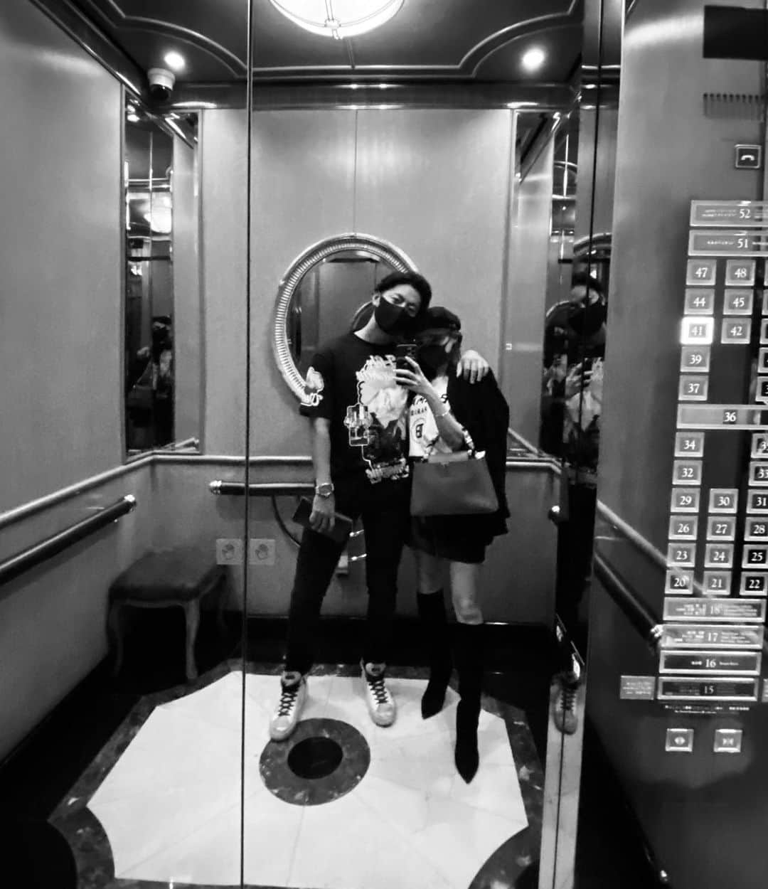 LISAさんのインスタグラム写真 - (LISAInstagram)「🖤🖤🖤 #couplephoto #blackcode #ダビちゃん」10月26日 1時22分 - liy__94