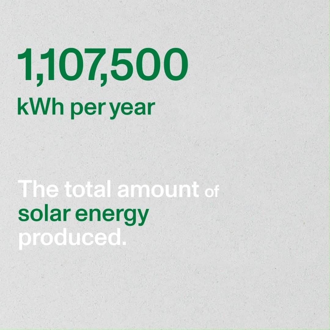 サントーニのインスタグラム：「Not only are Santoni creations made with zero impact, the Santoni headquarters in Corridonia, built in 2010, was designed with natural lighting, energy-saving and eco-compatibility in mind.   There are 3,945 photovoltaic panels that form the photovoltaic plant, producing enough solar energy to power the whole factory.   Glass, steel and aluminium: the materials used in the production of the building are 90% recyclable.   #Santoni #SantoniRethink #MadeinSantoni」