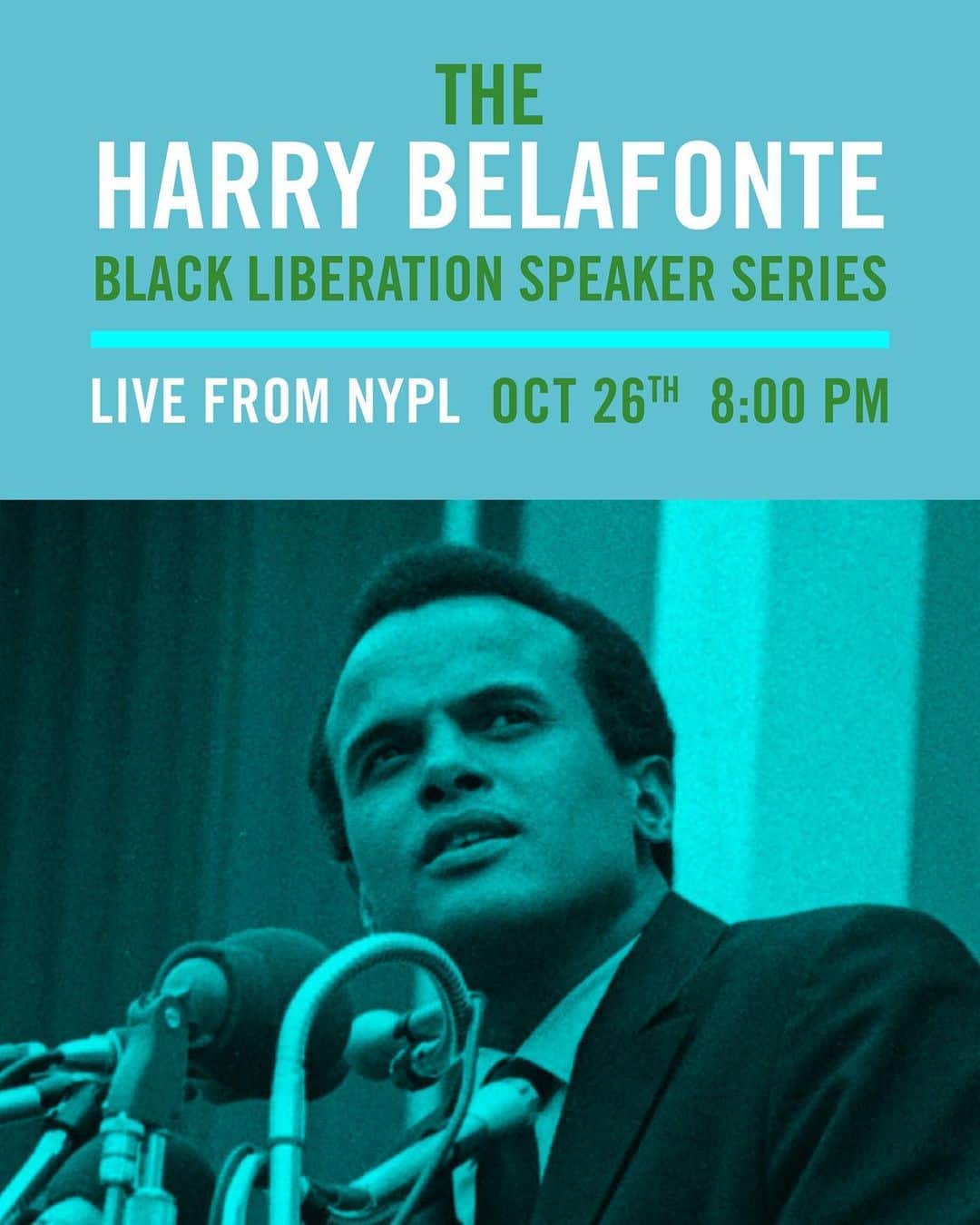 ケネスコールのインスタグラム：「“Harry has been a friend and a mentor for many years. When the BLM movement erupted over the Summer, I went to him to better understand it and what role I, or the company, could play. I have always felt that what he has done culturally and through his activism for the black community, and all communities, has been profoundly meaningful as well as inspiring. Maria and I always hoped that one day we would have the opportunity to shine a light on his work, and that is what this program has become. Recalling that the The New York Public Library had recently renamed their Harlem branch after him, we approached them about this collaboration. Today, In partnership with NYPL , we are proud to honor Harry by bringing The Harry Belafonte Black Liberation Speaker Series to life.”@kennethcolereal    Watch our free launch event on October 26th at 8pm ET Live from NYPL by registering at the link in our bio.  #HarryBelafonte #NYPL #RacialEquality #BLM」