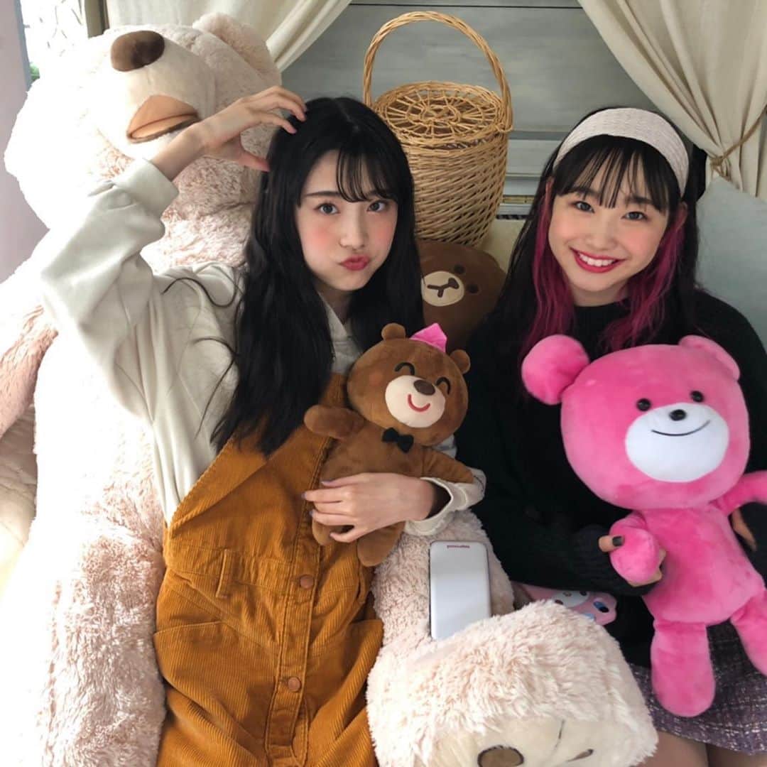 ニコ☆プチのインスタグラム：「かわいい×かわいい＝😍﻿ ﻿ ﻿ #ニコプチ﻿ #近藤藍月﻿ #川合菖蒲﻿ #井口虹姫」