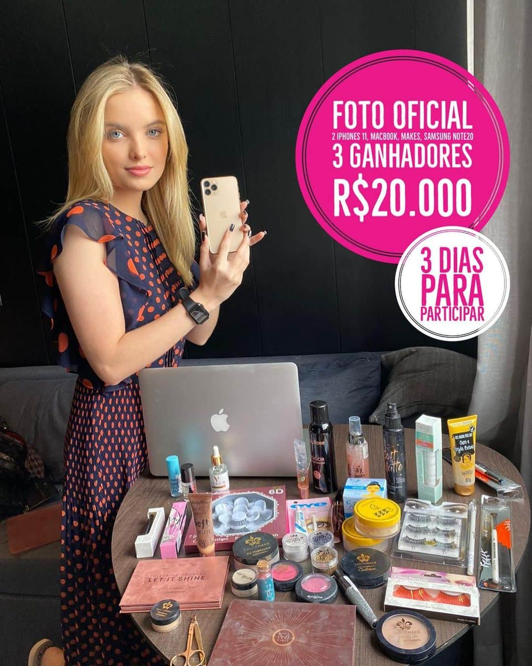 Giovanna Chavesさんのインスタグラム写真 - (Giovanna ChavesInstagram)「💥2ª FOTO OFICIAL💥3 dias para participar💥 . R$20.000 em prêmios para 3 ganhadores: . 1º Lugar: R$6.000 em prêmios ou dinheiro na conta 2º Lugar: R$6.000 em prêmios ou dinheiro na conta 3º Lugar: Samsung Note 20 Ultra 5G + Makes . Bora participar? Atenção para as regrinhas👇🏽 . 1🔸Siga o perfil @presentesdanatt siga TODOS os perfis que o @presentesdanatt está seguindo(Essa é a regra principal!) . 2🔸Comente: EU QUERO, EMOJIS, marque um amigo nessa foto(PODE COMENTAR QUALQUER COISA) . 🔵QUANTO MAIS VOCÊ COMENTAR, MAIS CHANCES TERÁ DE GANHAR🔵 . 🔸 O Resultado será no dia 05/11 às 23hrs ao vivo no perfil @presentesdanatt e o FRETE será GRÁTIS 🌸❤️ . 🍀Boa sorte para vocês, um beijo🍀 #sorteio #sorteios」10月26日 7時16分 - giovannachaves