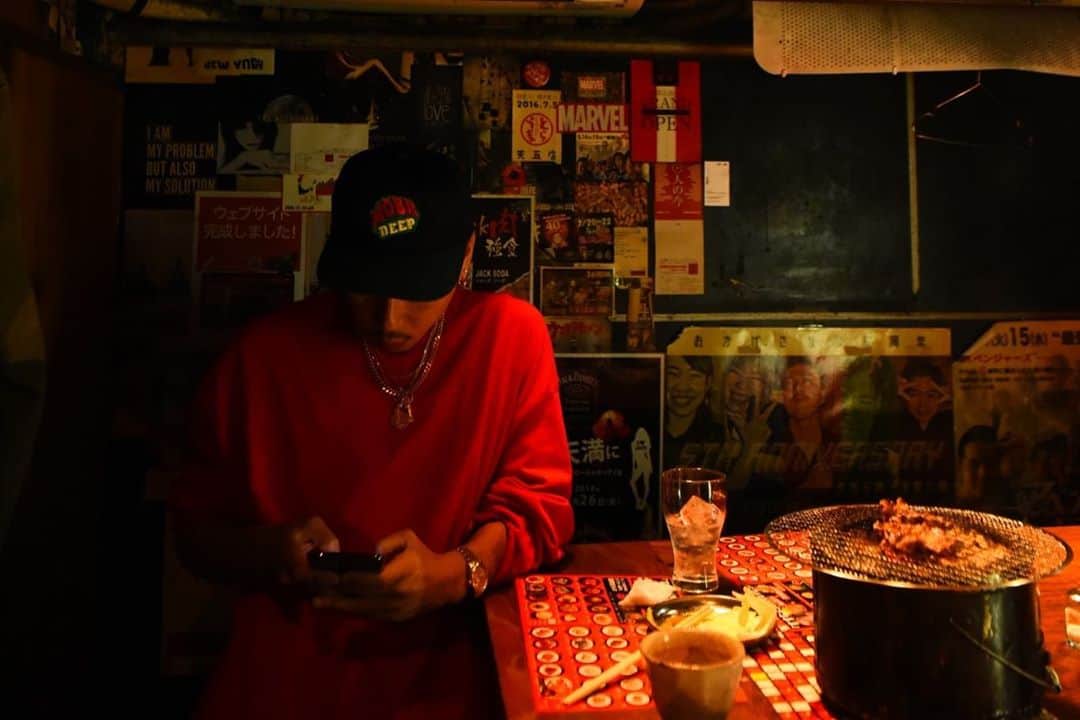 DJ HALさんのインスタグラム写真 - (DJ HALInstagram)「天満　すすむ　Photo by @photo_tasuku 📸🙏🏾🤘🏾 @shingotaro 🤘🏾😋　またすぐに👌🏾 #奉行　#焼肉　#東京カレンダー　#オファー待ち」10月26日 9時19分 - djhal