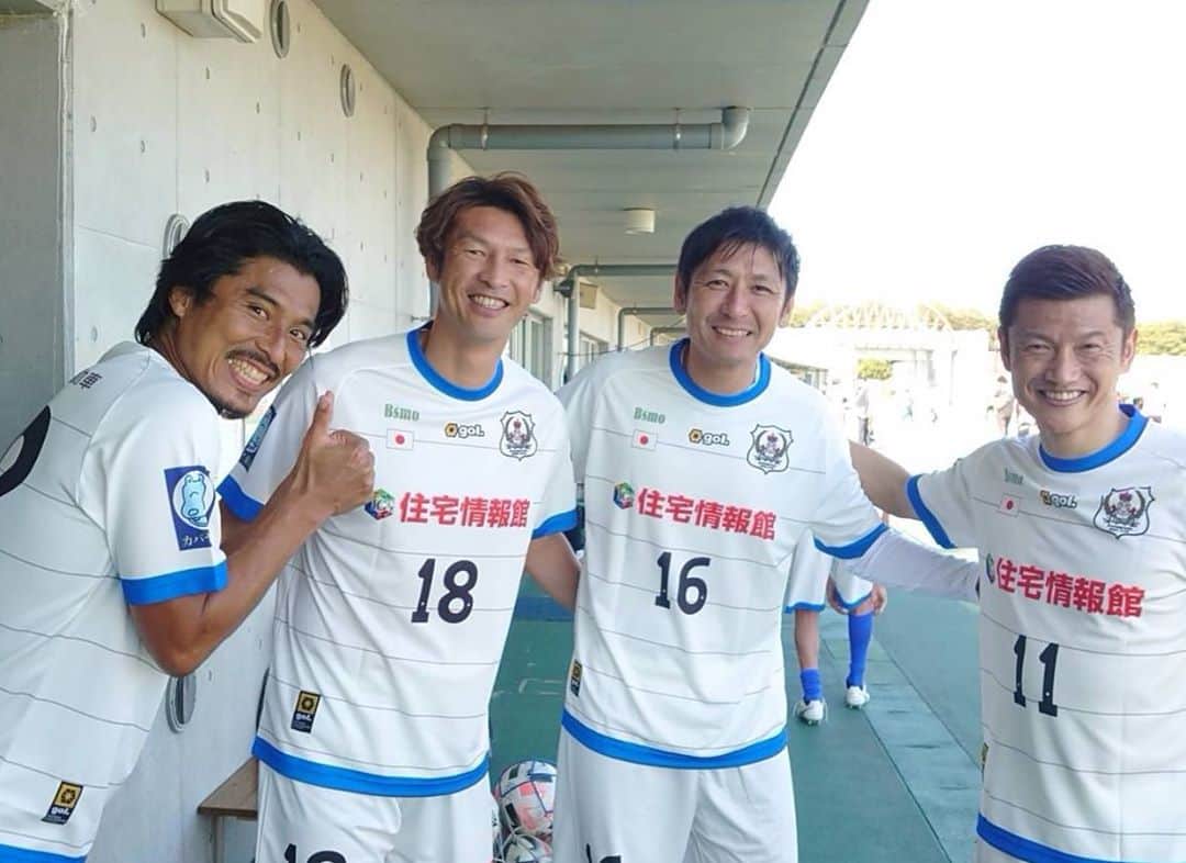 中田浩二さんのインスタグラム写真 - (中田浩二Instagram)「久しぶりのサッカーは楽しかった〜！ 前半は左サイドバック、後半はボランチで2アシスト！w 関係者の皆様、ありがとうございました。  #さがみはらドリームマッチ2020」10月26日 9時35分 - koji.nakata_official