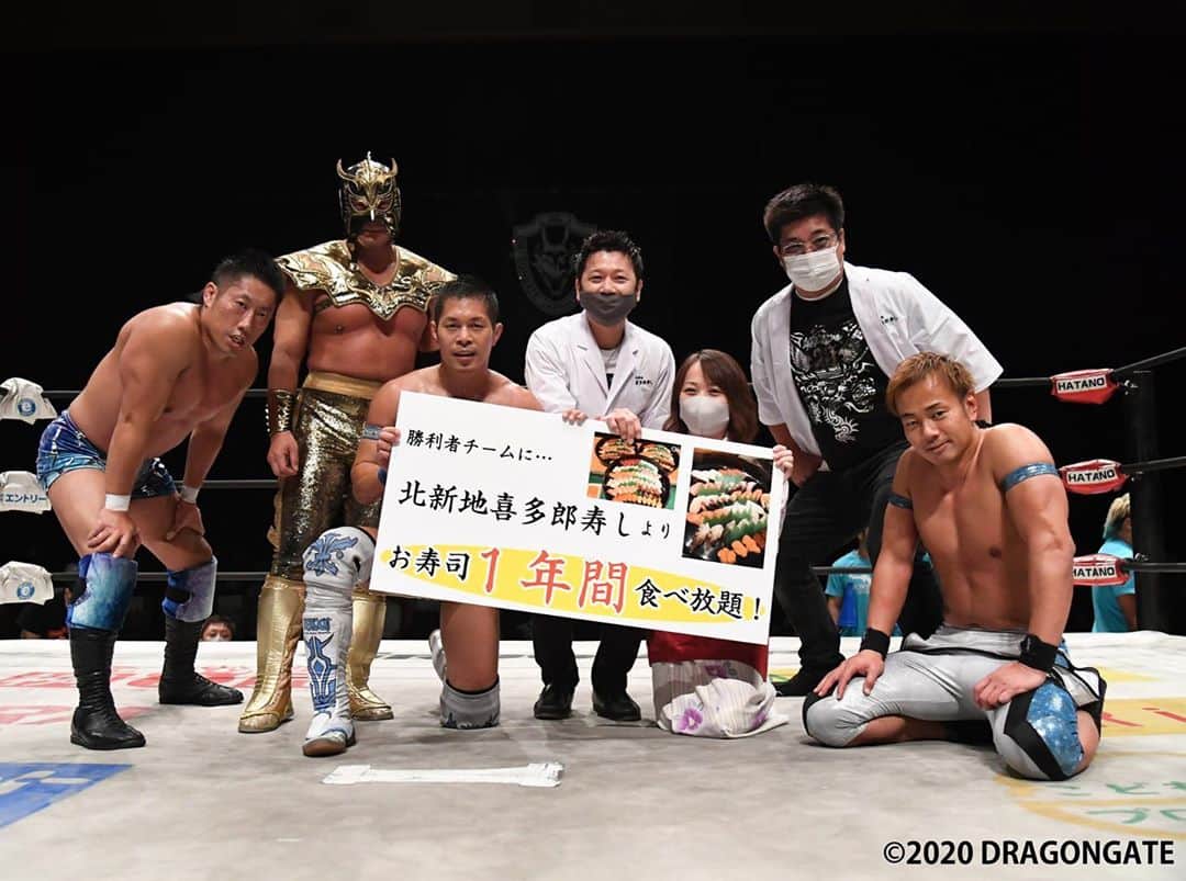 土井成樹のインスタグラム：「昨日はデビュー20周年&凱旋記念大会でした。 たくさんのご来場ありがとうございました。 #dragongate  #闘龍門  #なら100年会館  #20周年  #凱旋」