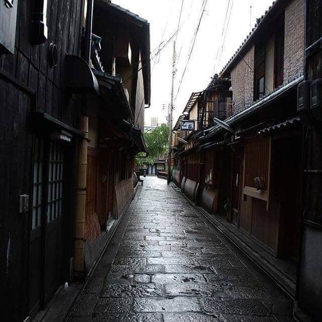 のインスタグラム：「【雨の日の京都！】  最近は雨の日が続きますね。 あまりにも雨の日が続くと外に出かけるのが憂鬱になってしまいますが、 京都は路地裏の濡れた石畳も とっても素敵なんです！ (こちらの写真は、雨の日の祇園本店前のものです)  寒い雨の日のお出かけの際は、麺処むらじのラーメンで ほっと一息ついて羽休めなさってくださいませ🍜  麺処むらじでは様々な感染症対策をし、 皆様にご安心して麺処むらじをお楽しみ頂けるよう、 一同懸命に取り組んでおります。 みなさまのご来店を心よりお待ちしております。  #麺処むらじ #むらじ #ラーメンむらじ #ラーメン #京都ラーメン #ラーメン京都 #麺処むらじ #ラーメン大好き #麺スタグラム #麺活 #京都グルメ #京都麺活 #京都のうまいもん #ランチセット #京都 #そうだ京都行こう #kyoto #ramen #ramennoodles #ramenlover #ramen #kyotojapan #祇園 #室町 #雨 #雨の日」