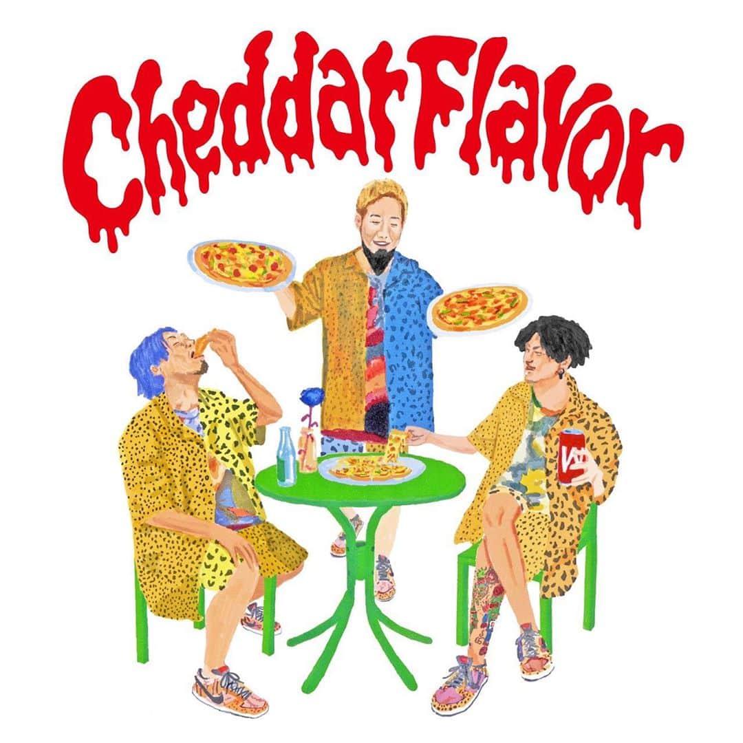 WANIMAのインスタグラム：「2nd MINI ALBUM﻿ ﻿ 「Cheddar Flavor」﻿ ﻿ 各サブスクリプション解禁致しました!!﻿ ﻿ ダウンロード・ストリーミングはコチラから↓﻿ https://wanima.lnk.to/wcf﻿ ﻿ #WANIMA」