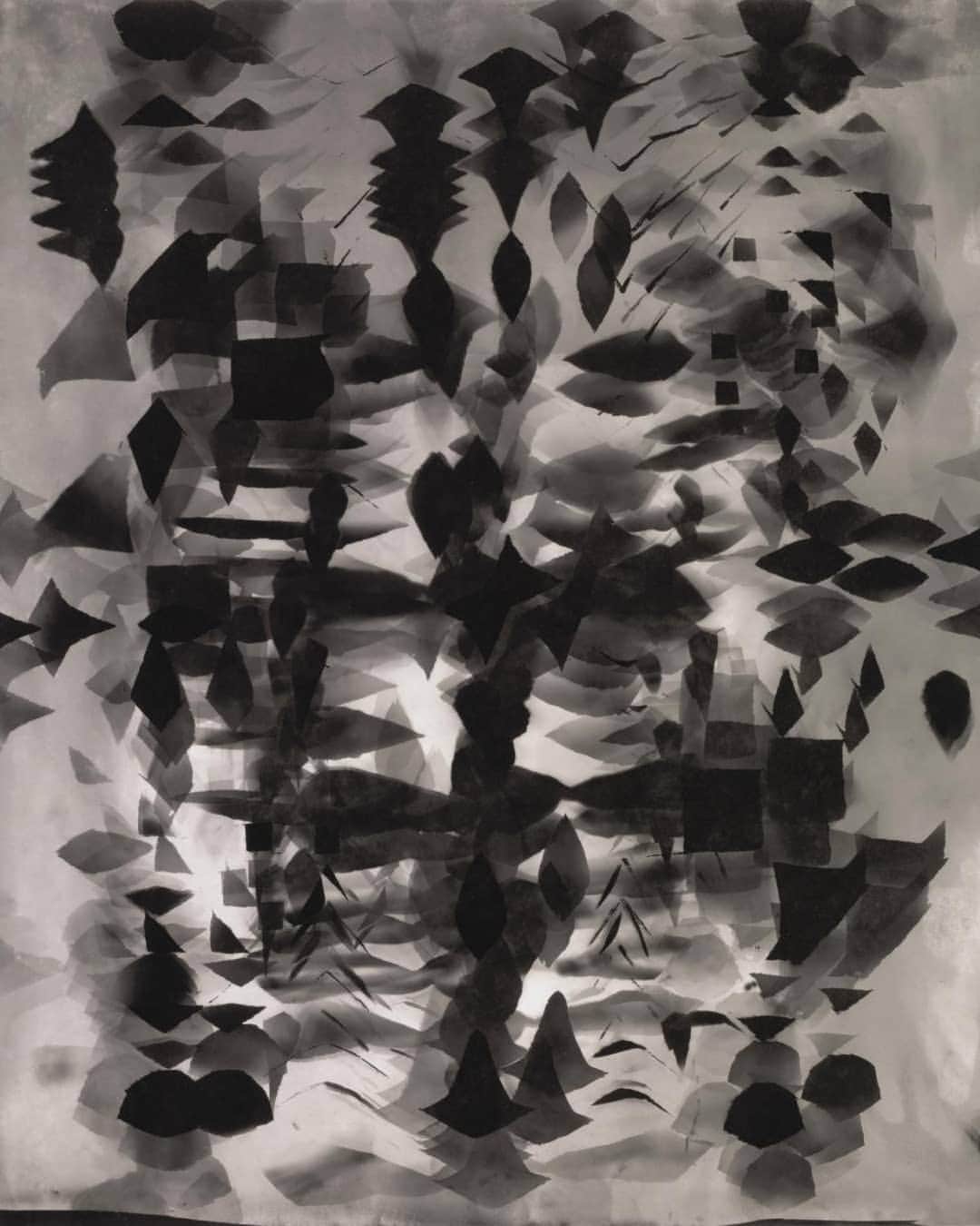 テート・ギャラリーさんのインスタグラム写真 - (テート・ギャラリーInstagram)「#WorkoftheWeek is one of three black and white photograms in Tate's collection by contemporary Indian artist Nalini Malani (born 1946). The shapes within the work are playful, reminiscent of paper cut-outs, and the variation of light and shadow create the illusion of movement and 3D depth, like that in a reflection. ​ ​🔲◻️▫️⬛」10月26日 23時26分 - tate