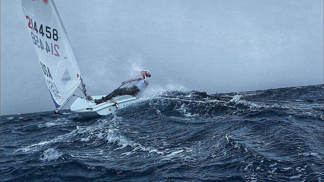 ペイジュ・レイリーさんのインスタグラム写真 - (ペイジュ・レイリーInstagram)「Wave Punch to the face 🤪• • • #florida #lovefl #sail #mondaymotivation #vibe #cantsee #girl #athlete #olympics #training #help #stfrancissailingfoundation」10月26日 23時18分 - paigeraileysailor