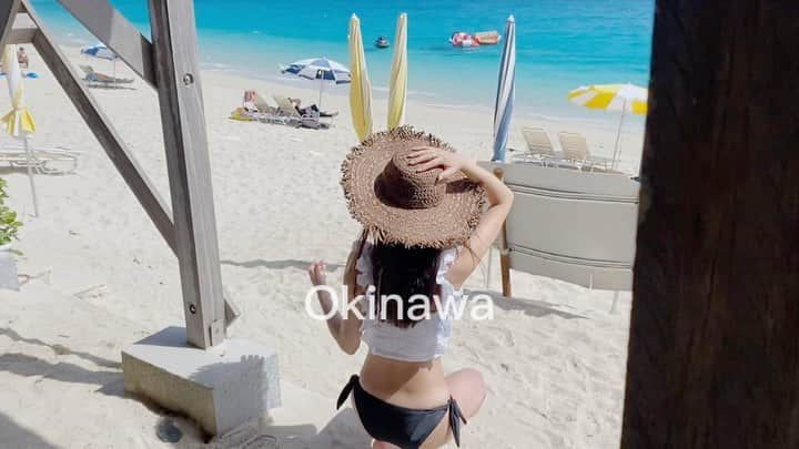 愛海のインスタグラム：「. . Short movie ♡ in Zamami . . 最初の空撮だけナガンヌなのです、、、 . .  #座間味島 #沖縄 #沖縄旅行 #座間味 #古座間味ビーチ #阿真ビーチ #okinawa #zamami #zamamiisland #beach #ootd #outfit #fashion #vlog #vlogger #ナガンヌ島 #慶良間諸島 #慶良間ブルー #座間味ブルー」