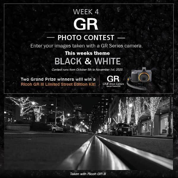 Ricoh Imagingさんのインスタグラム写真 - (Ricoh ImagingInstagram)「The last theme in the GR Photo Contest is Black and White. Submit your images taken with any GR Series camera! Link in bio. #ricohgr」10月26日 23時41分 - ricohpentax