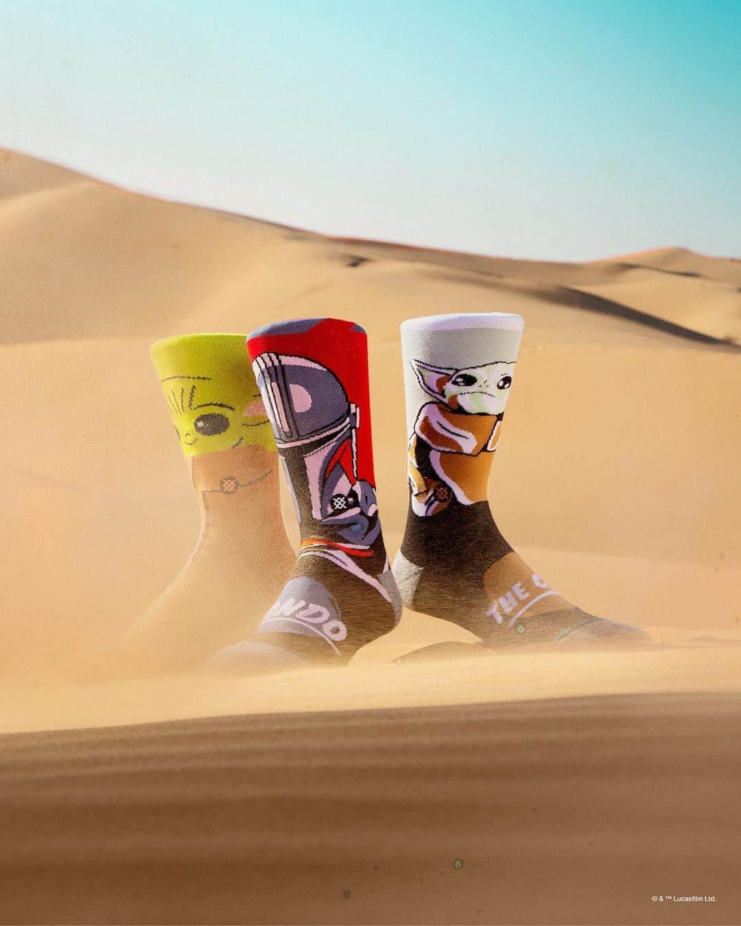 のインスタグラム：「✨The Child. The Sock 🧦.. Bounty Hunting may be a complicated profession… but choosing the right pair of socks for someone of your skill set should be short work. Make the jump to lightspeed and collect all the "assets" in the latest Star Wars collection from Stance. Link in bio…」