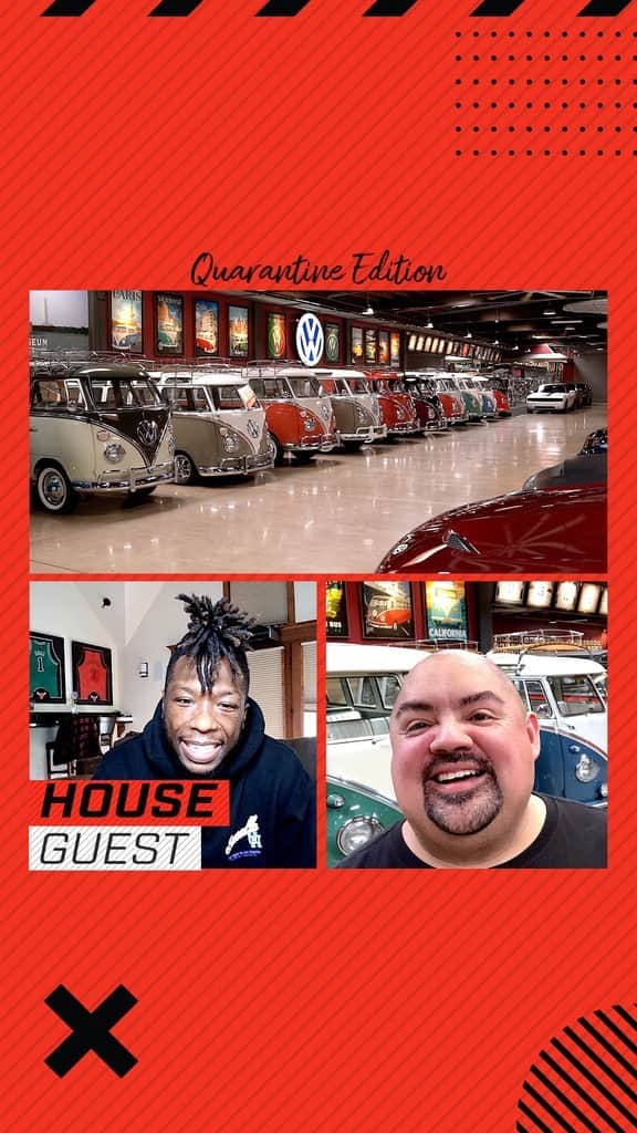 のインスタグラム：「My guy @fluffyguy shows off his legendary car, Marvel and jersey collections. This compound is 🔥 🔥 @playerstribune #holdat」