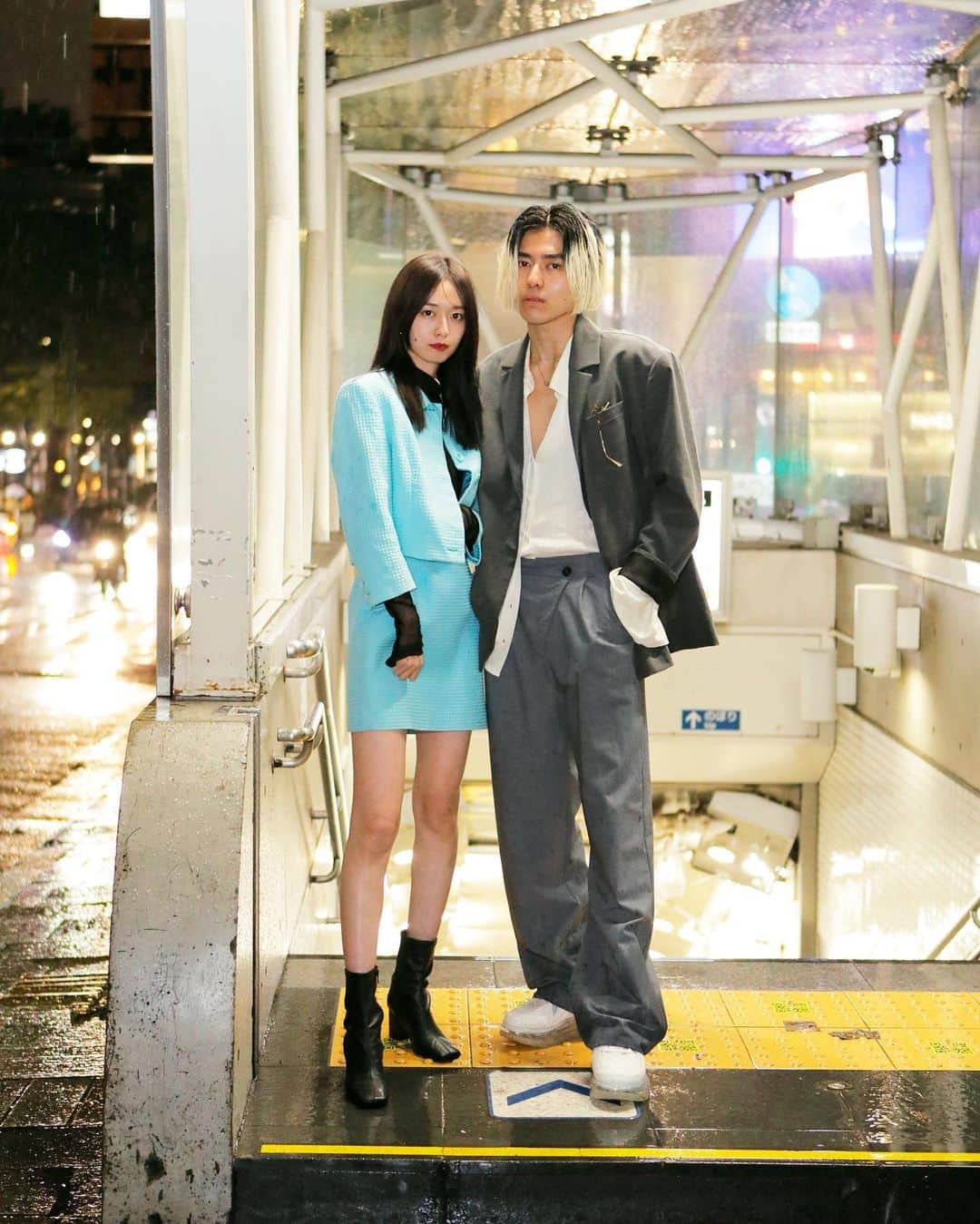 Cazumaxのインスタグラム：「SHIMAおわりの2人、雨の原宿☔️ よき🥳」