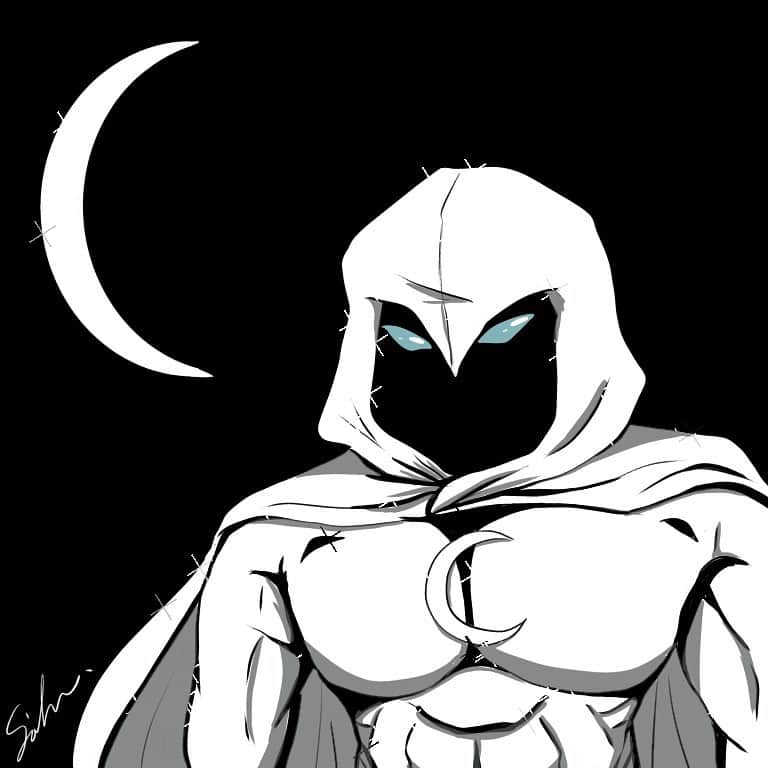 のインスタグラム：「#あなたの推しアメコミキャラ描きます企画 #MARVEL #ムーンナイト (#moonight)#マーベル #mcu  #hero#MARVELhero #instapic #instadraw #アメコミ#手描き#pic#drawing  #japan#instadraw #marvelcomics #illustration#illustrator#art#drawing#artist#painting#artwork #cintiq #일러스트 #드로잉 #그림스타그램 #그림 #그림일기 #손그림」