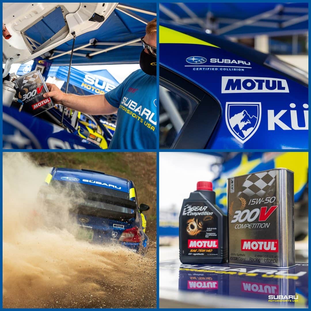 Subaru Rally Team USAさんのインスタグラム写真 - (Subaru Rally Team USAInstagram)「Yup, that’s what we use! Happy #MotulMonday! 💪  @motulusa @motul #motulnation #subarurally」10月27日 0時30分 - subarumotorsportsusa