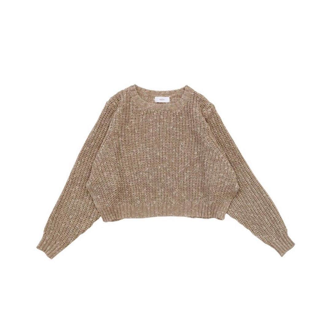 moca さんのインスタグラム写真 - (moca Instagram)「No.10008748 CREW NECK MIX SHIRT KNIT ¥4540+tax light beige / beige / gray」10月26日 17時07分 - selectmoca