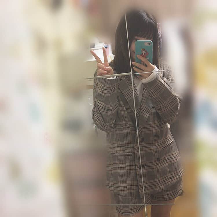 大塚美波さんのインスタグラム写真 - (大塚美波Instagram)「今季のセットアップ😊💕  超絶可愛いの。しかもスカートじゃなくて、ズボンタイプだから動きやすい😊  #17kg #低身長コーデ #韓国系ファッション #韓国ファッション #韓国通販」10月26日 18時28分 - _mi7mi12_