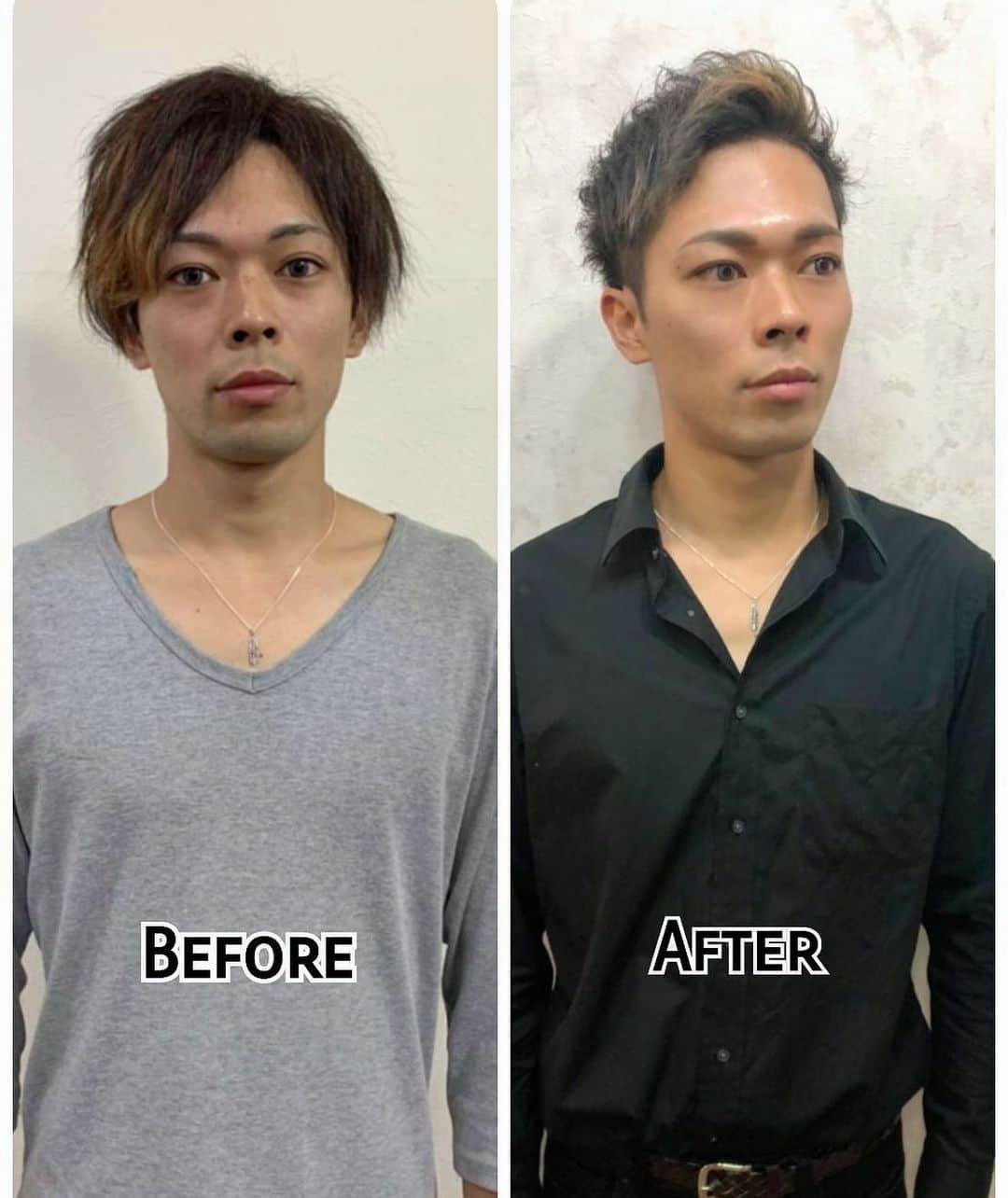 salon PRATiNO(サロンプラチノ)のインスタグラム：「. Men'sヘアスタイルチェンジ💇🏽‍♂️✨ ヘアスタイルだけでこんなに変わる‼️  アイブロウカラーやアイブロウメイクも承っております🌼 ぜひお問い合わせください。  【CLAVIS PRATINO】 ◇月曜日～土曜日 10:00～20:00 ◇日曜日 10:00～18:00  ※定休日なし ※時間外はお問い合わせください。 愛知県名古屋市中区錦3-4-19石垣ビル７Ｆ ☎︎052-962-7017  【PRATINO SNS・お店情報】  Instagram  メインアカウント→ clavis_pratino スタッフアカウント→ pratino_staff YouTube → https://www.youtube.com/channel/UC29An_f8mXliizce-Y6AUsA  LINE@→ ＠clavis-pratino HP→ http://clavis-pratino.com CLAVIS公式アプリ→ アプリ検索「CLAVIS 公式アプリ」  . #hairstyle #hair #cornrow #braids #clavispratino #spiralperm #pratino #hairsalon #nagoya #haircolor #love #派手髪 #外国人風カラー #バレイヤージュ #グラデーション #コーンロウ #ブレイズ #ブロンドベージュ #ブロンドヘアー  #特殊ヘア #ブラックヘア #美容室 #ヘアサロン #ヘアスタイル #ヘアカラー #クラビスプラチノ #名古屋 #栄 #錦」