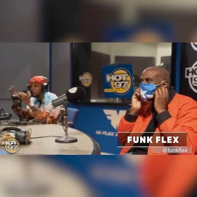 ファンクマスター・フレックスのインスタグラム：「@toosii2x x @funkflex !!!!! WHO ELSE SHOULD I HAVE UP? @arnoldltaylor」
