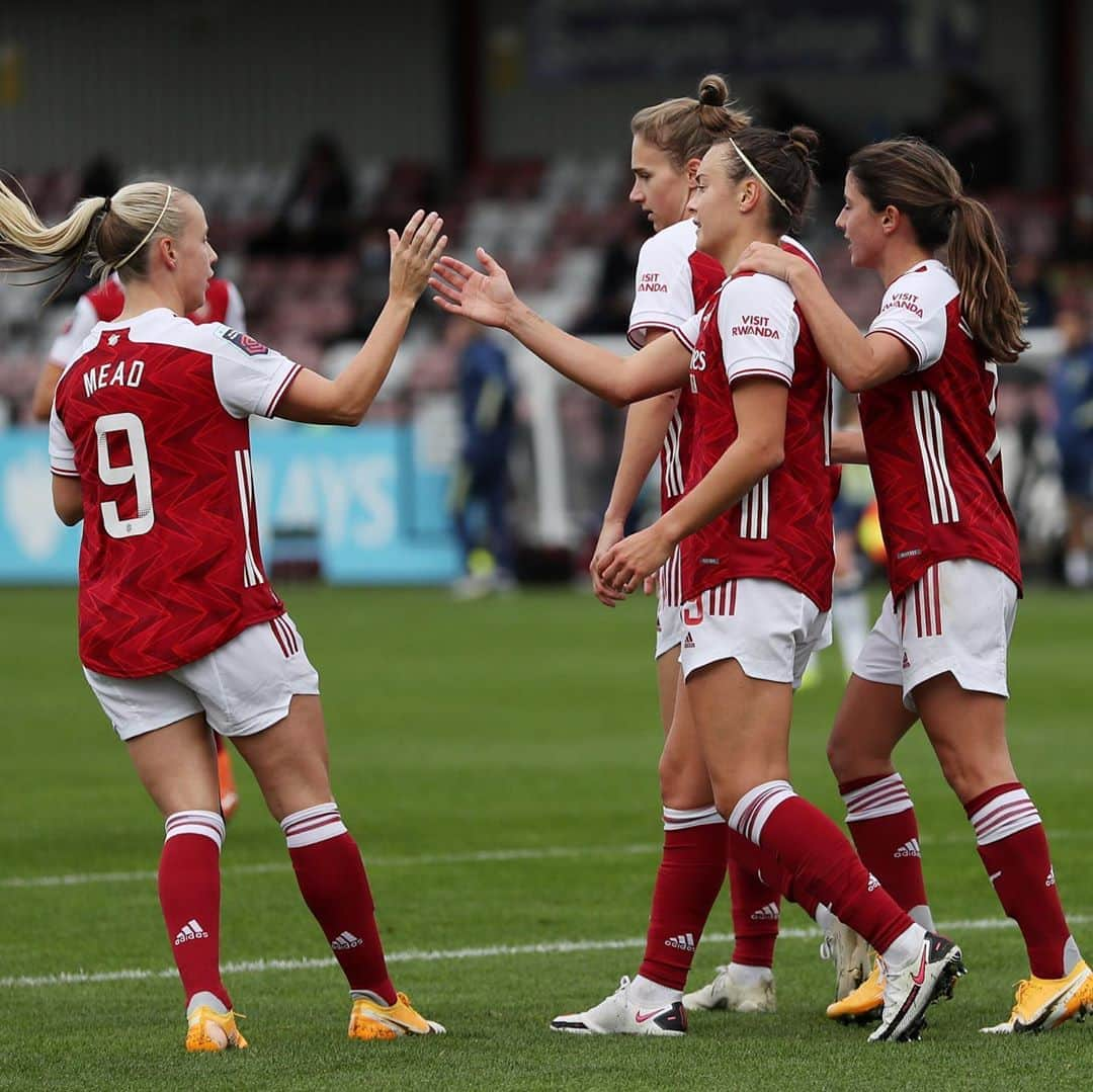 Arsenal Ladiesさんのインスタグラム写真 - (Arsenal LadiesInstagram)「Hands up if you’re missing this team! 🙋‍♀️ Just nine days to go ❤️」10月26日 19時35分 - arsenalwfc