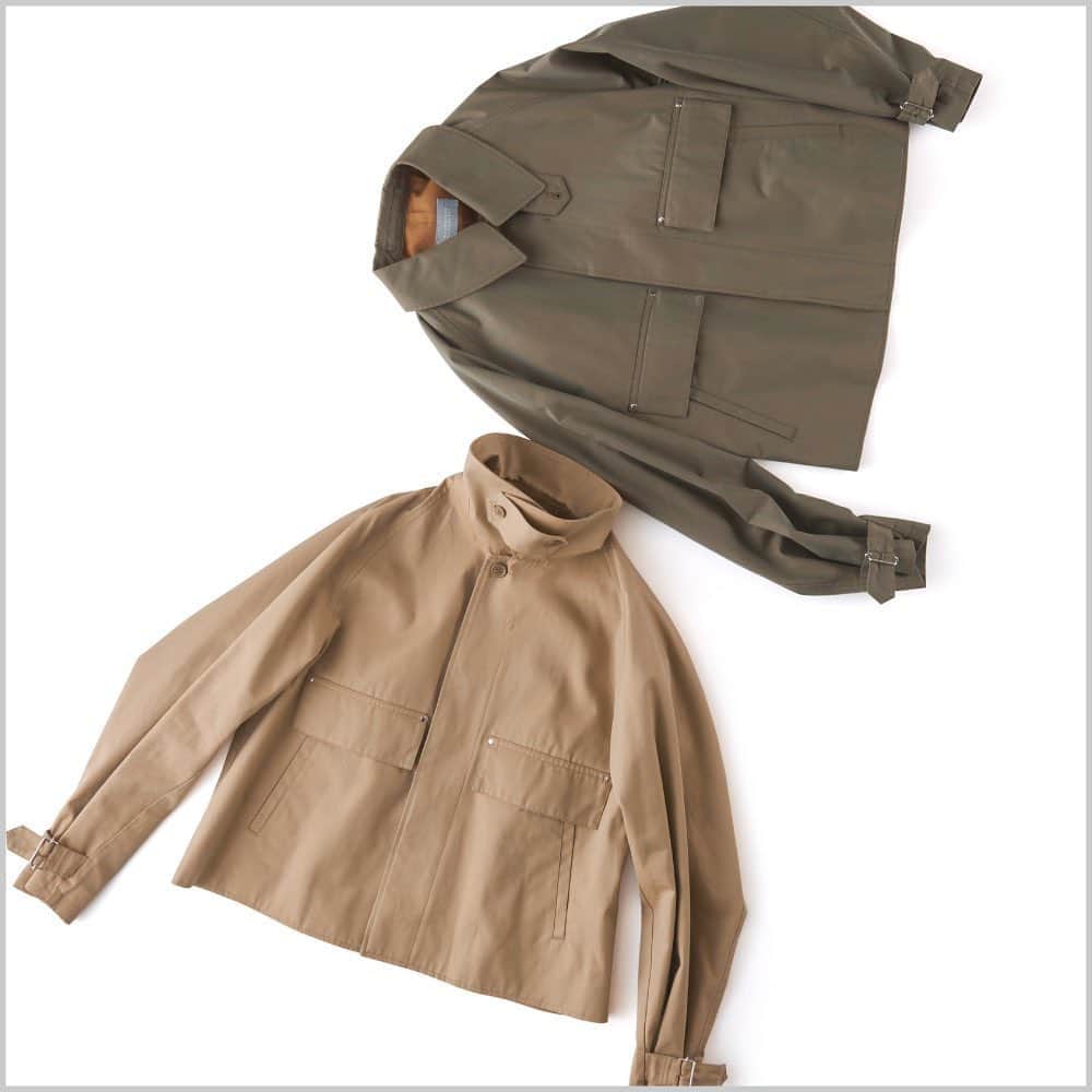 のインスタグラム：「【MP STORE】 AUTUMN/WINTER COLLECTION 2020 "MOTOR CYCLE"  マッキントッシュ フィロソフィーグレイラベルのシグネチャーモデル、モーターサイクルシリーズ。  《Rusper》 モーターサイクルコートのディテールを取り入れ、軽快なショートジャケットに仕上げた"Rusper(ラスパー)"。衿を立ててスロートタブを付ければスタンドカラーにもなる"WAY仕様です。  #MPSTORE #MACKINTOSHPHILOSOPHY  #GREYLABEL #MPストア #エムピーストア  #マッキントッシュフィロソフィー #グレイラベル #MACKINTOSH  #マッキントッシュ #AUTUMN #COLLECTION #2020 #British #ブリティッシュ  #RUSPER #ラスパー #JACKET #ジャケット  #Unisex #ユニセックス . #Tokyo #Futakotamagawa #RISE  #Osaka #LUCUA #NambaParks」