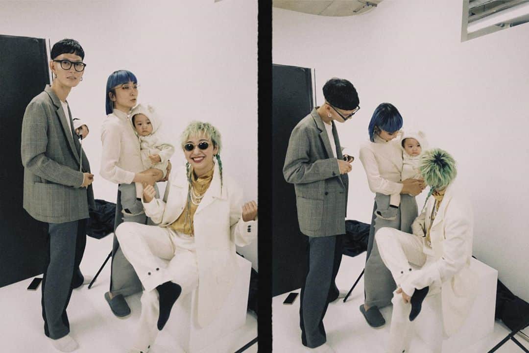 あっこのインスタグラム：「最高親子と親戚の変人」