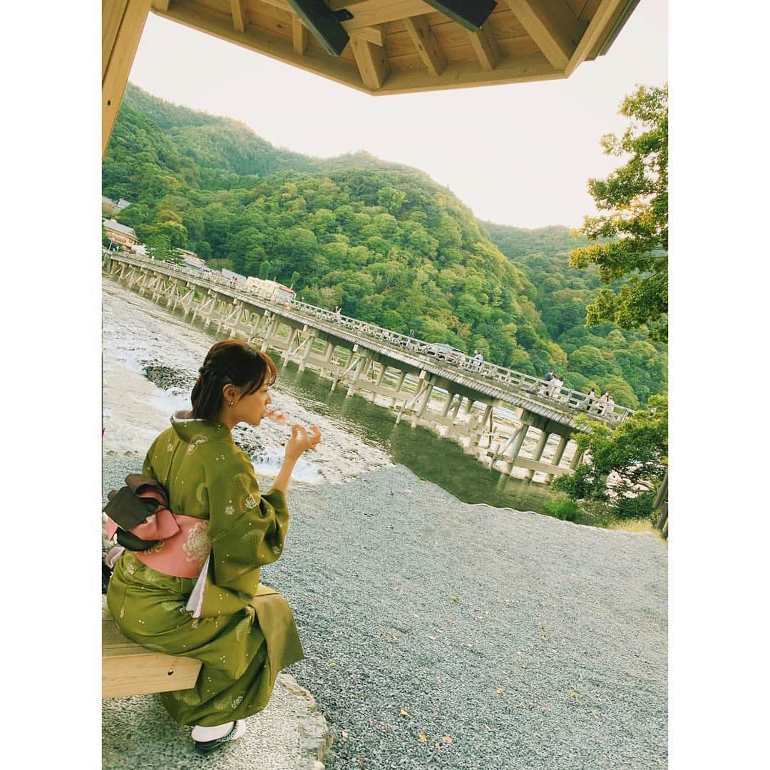 寺川里奈さんのインスタグラム写真 - (寺川里奈Instagram)「抹茶色🍵🍃  #京都 #日本 #着物 #和 #旅 #旅行 #Kyoto #travel #trip #nature」10月26日 21時02分 - rina_terakawa