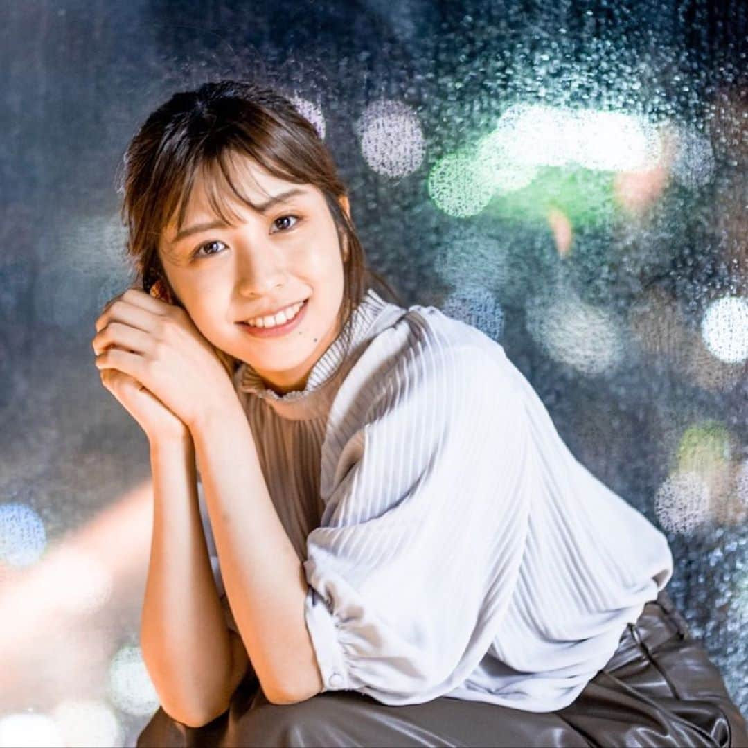 岡田美里さんのインスタグラム写真 - (岡田美里Instagram)「初めてSHIBUYA SKYに行きました！ 雨風が結構強かったんやけど、やっぱり都会の夜景は綺麗やなあ  photo by @sakachan_  いつもお写真ありがとうございます🌟  #ミス東大 #shibuyasky  #ポートレート撮影」10月26日 21時17分 - okada__misato