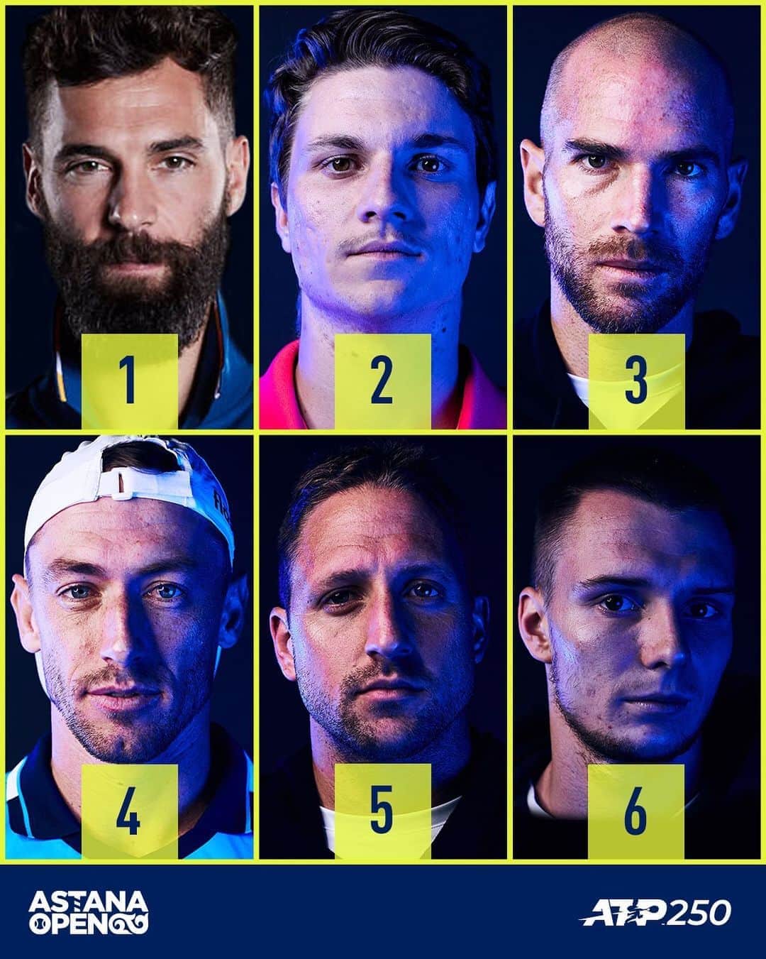 ATP World Tourさんのインスタグラム写真 - (ATP World TourInstagram)「The first #ATPTour tournament in #Kazakhstan! 💪  Who is your pick out of the top seeds at the @ktf.kz? 🤔」10月26日 21時33分 - atptour