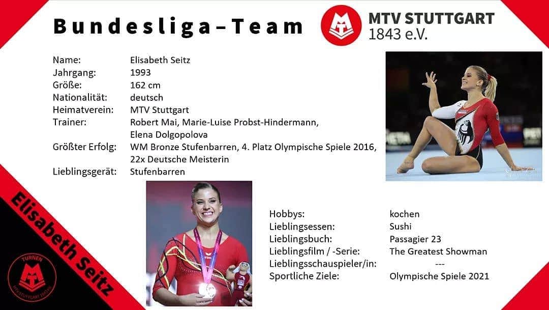エリザベト・ザイツさんのインスタグラム写真 - (エリザベト・ザイツInstagram)「#MTVStuttgart #bundesliga #gymnastics #turnen #teamgermany #me #eliseitz @mtv_stuttgart_turnen」10月26日 21時42分 - seitzeli