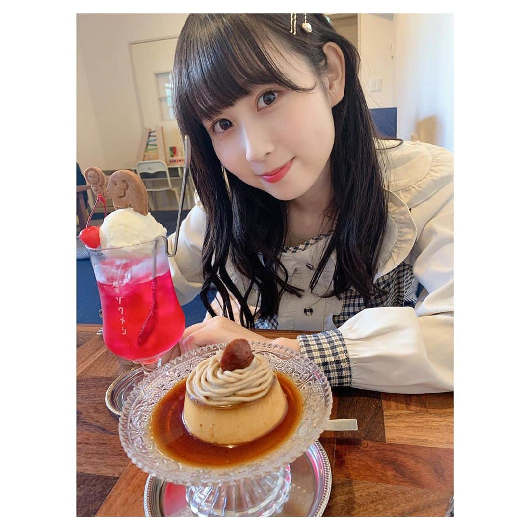 竹内彩姫さんのインスタグラム写真 - (竹内彩姫Instagram)「るーちゃんと先日Cafe行ってきたよ🐘♡ 1時間半並んだけど二人で話してたらあっという間だった♪  #喫茶ゾウメシ #喫茶店 #喫茶店巡り #cafe #クリームソーダ #モンブラン #プリン #名古屋カフェ #名駅カフェ」10月26日 21時46分 - takeuchisaki_1124