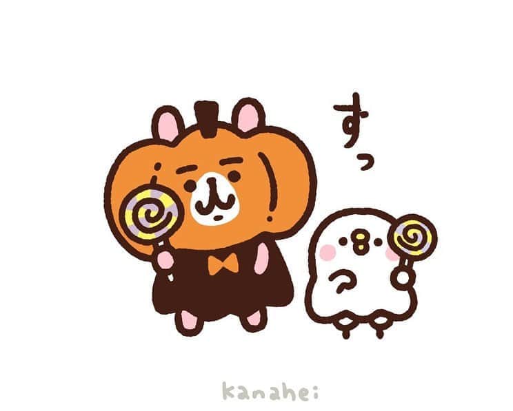 カナヘイのインスタグラム：「#Halloween」