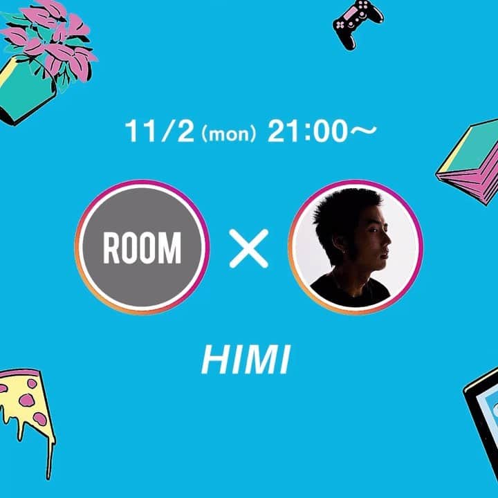 room onziemeのインスタグラム：「•﻿ 📸👥📸﻿ ﻿ - STAYROOM -﻿ ﻿ ROOMが提供するアーティストと﻿ リスナーをつなぐ新たなカタチ﻿ ﻿ ROOMとアーティストによる﻿ Instagram コラボLIVE配信﻿ ﻿ 普段見れないアーティストの﻿ 裏側や素顔を深掘りして新たな発見を！﻿ ﻿ --------------------------------------------﻿ ﻿ 11/ 2(Mon) 21:00〜﻿ ﻿ vol.39 /﻿ Himi﻿ 【@himimojo】﻿ ﻿ 東京をベースに活動する﻿ シンガーソングライター/俳優。﻿ 1999年生まれ、20歳。﻿ 2020年1月よりPERIMETRONのプロデューサー﻿ 西岡将太朗と自主レーベル”ASILIS”を立ち上げる。﻿ ﻿ R&B/SOULをベースとした楽曲に﻿ 自身の思想やレーベルのスタンスを表現している。﻿ また、同レーベルに所属するDr.PayとD.N.Aと﻿ いうユニットとしても活動している。﻿ ﻿ ﻿ Teteyan 【 @teteyan 】﻿ ﻿ ROOMが展開する番組「hu-do」の﻿ メインパーソナリティを務め、﻿ 「ZIPANGU ONIGIRI」のクリエイター。﻿ ﻿ 大手アパレルで10年勤め上げ、突如飲食業内にコンバートした彼は、made in Japanを愛し、お笑いを愛し、人に愛される大男。﻿ ﻿ 夢で神のお告げを受け、﻿ おにぎり作りをスタートさせ冒頭記載の「ZIPANGU ONIGIRI」を﻿ ブランド化する事に成功。﻿ ﻿ さらにアーティストやクリエイターが﻿ 夜な夜な足繁く通う﻿ 大阪の卓球バー「THE BAR」の店主も務めあげた。﻿ ﻿ 現在は南船場にて新たなお店﻿ 「THE MUSEN IN SHOCK」を展開予定﻿ 気さくでみんなから愛されるキャラクターを﻿ 目当てに足を運ぶファンも少なくない。﻿ ﻿ ﻿ --------------------------------------------﻿ #room_jp #stayroom #himi」