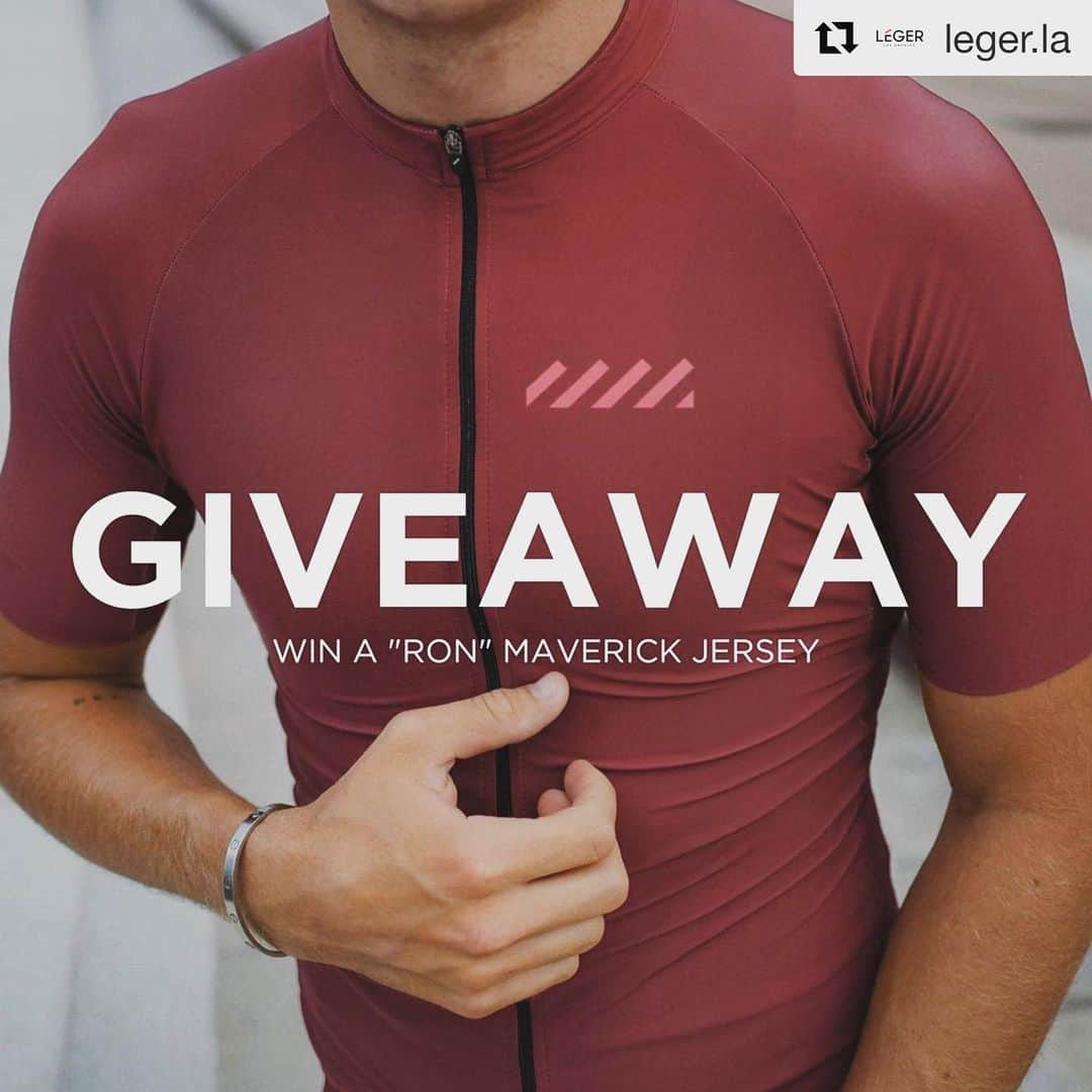 のインスタグラム：「To celebrate @leger.la new range of Maverick jerseys, they are giving away TWO 'Ron' Maverick jerseys!  To enter:  ◽️ Like this post ◽️ Tag two friends in the comments ◽️ Follow Léger on Instagram ◽️ SHARE to your story for a bonus entry ⁠ Competition ends 01/12/20⁠  T&C’s: This competition is not sponsored, endorsed or administered by Instagram. The Competition will be running until 6pm on Tuesday, 1st December 2020 (GMT time). This competition is run by @leger.la for international participants, aged over 16+. The two winners will be picked at random. To enter, applicants must be following @leger.la on Instagram. Each winner will be contacted via Instagram DM and will receive x1 The ‘Ron’ Maverick jersey as listed on the Léger website (legerla.cc/collections/maverick-collection/products/the-ron) which will be posted to their home address. By entering this competition, an entrant is indicating their agreement to be bound by these terms and conditions. ⁠  #Leger #LegerLosAngeles #Giveaway #cycling #jersey」