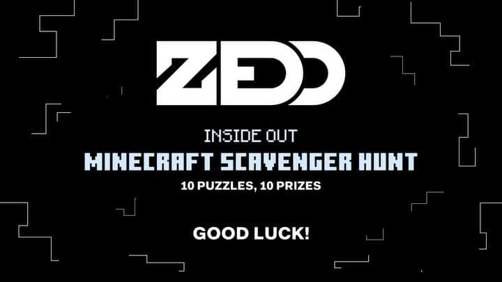 ゼッドのインスタグラム：「THE INSIDE OUT MINECRAFT SCAVENGER HUNT is LIVE!   There are 10 puzzles that can be solved and each one has a special prize provided by @logitechg @elgato @discord @mavixchairs.    First person to solve each mystery/challenge WINS the prize so HURRY!!!!!!   Watch the YT video in my bio for the first clue and more info.    BIG THANKS to YT creator DoodleChaos for putting this together!!!!!!!」