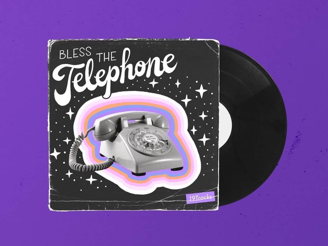 Dribbbleさんのインスタグラム写真 - (DribbbleInstagram)「19Tracks  Bless The Telephone by Rebecca Duncan ⠀ ⠀ #dribbble #design #illustration #lettering #procreate #albumart」11月24日 19時02分 - dribbble