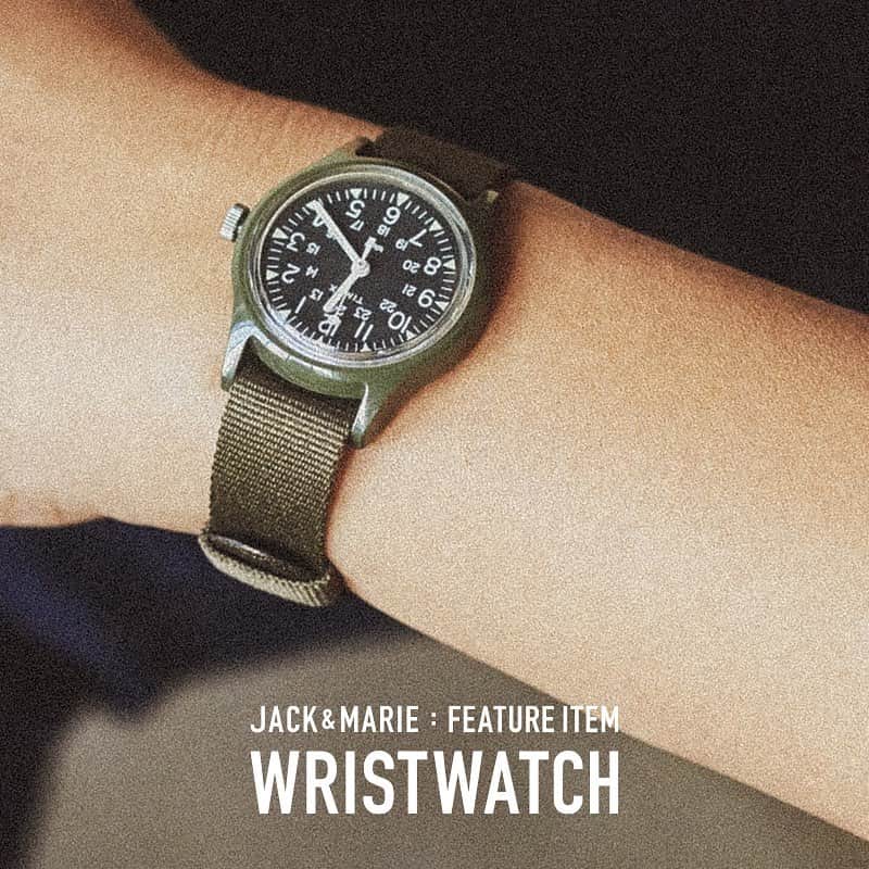 JACK&MARIE / ジャックアンドマリのインスタグラム：「. JACK & MARIEでセレクトしている腕時計の中から、オススメのアイテムをピックアップしました。  ONLINE SHOPでご紹介しております。  是非ご覧ください。  #jackandmarie #wristwatch  #腕時計 #ギフト #ジャックアンドマリー」