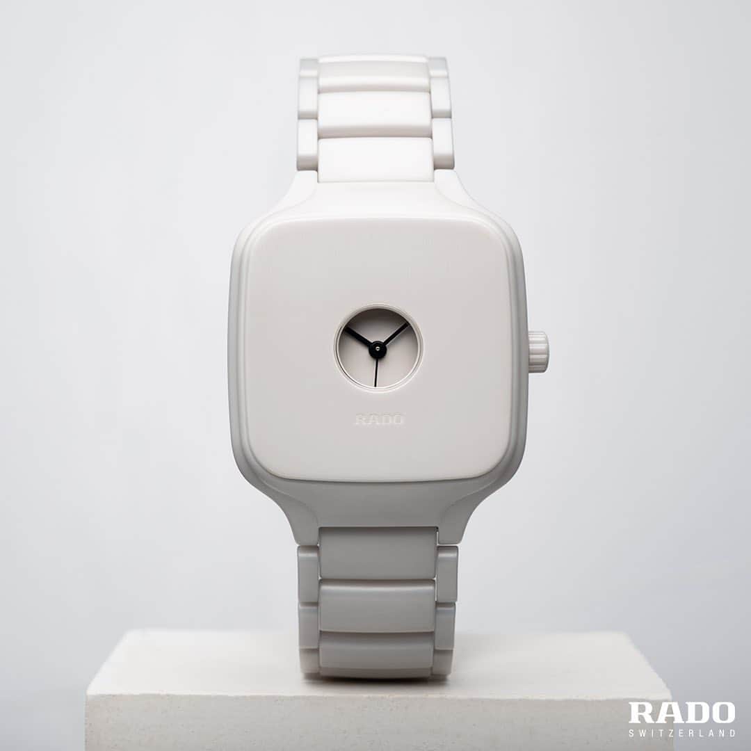 ラドーのインスタグラム：「Protect your precious time with the new True Square. Designed by, and named after design duo Formafantasma, this watch is mysterious in all the right ways. #RadoDesignWeek #RadoTrueSquare #RadoxFormafantasma」