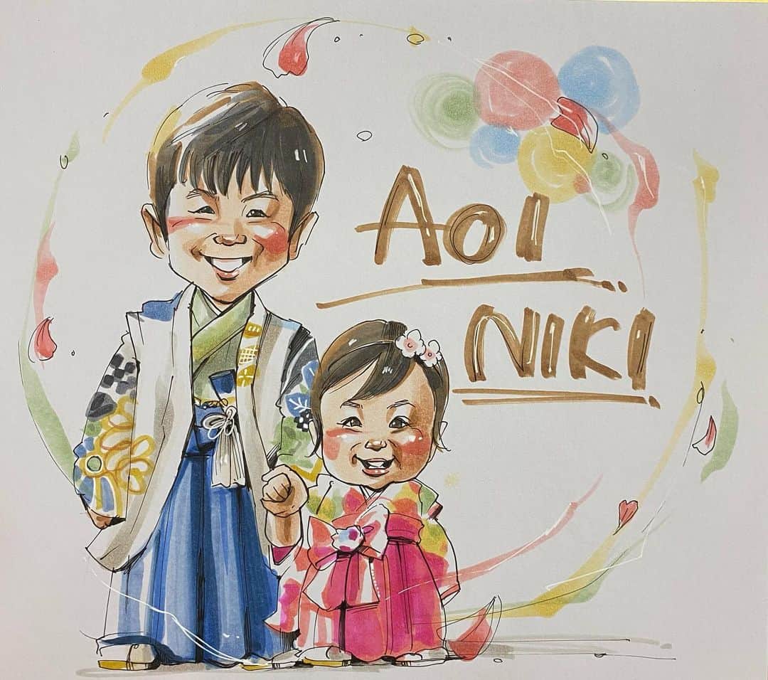 似顔絵★𝗚𝗢𝗥𝗜𝗞𝗜𝗡𝗚のインスタグラム