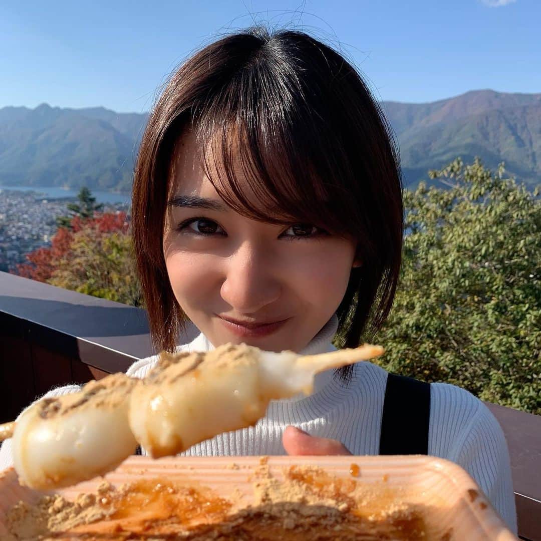 小泉遥のインスタグラム：「お餅🍡」