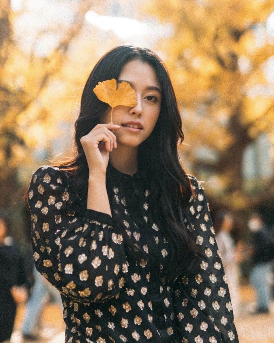 チャナナ沙梨奈さんのインスタグラム写真 - (チャナナ沙梨奈Instagram)「✎ღ  イチョウ並木🍂 1年にワンシーンの1番綺麗な時に✨  カップル、友達同士や家族で写真撮ってて皆んな笑顔ですごい幸せそうだったな♪  チャナも将来家族ができたら絶対色んなところへ行っていっぱい写真撮りたいな💕  #チャナナ沙梨奈 #モデル #ハーフモデル #タイと日本のハーフ #黒髪ロング」11月24日 20時24分 - chananasarina