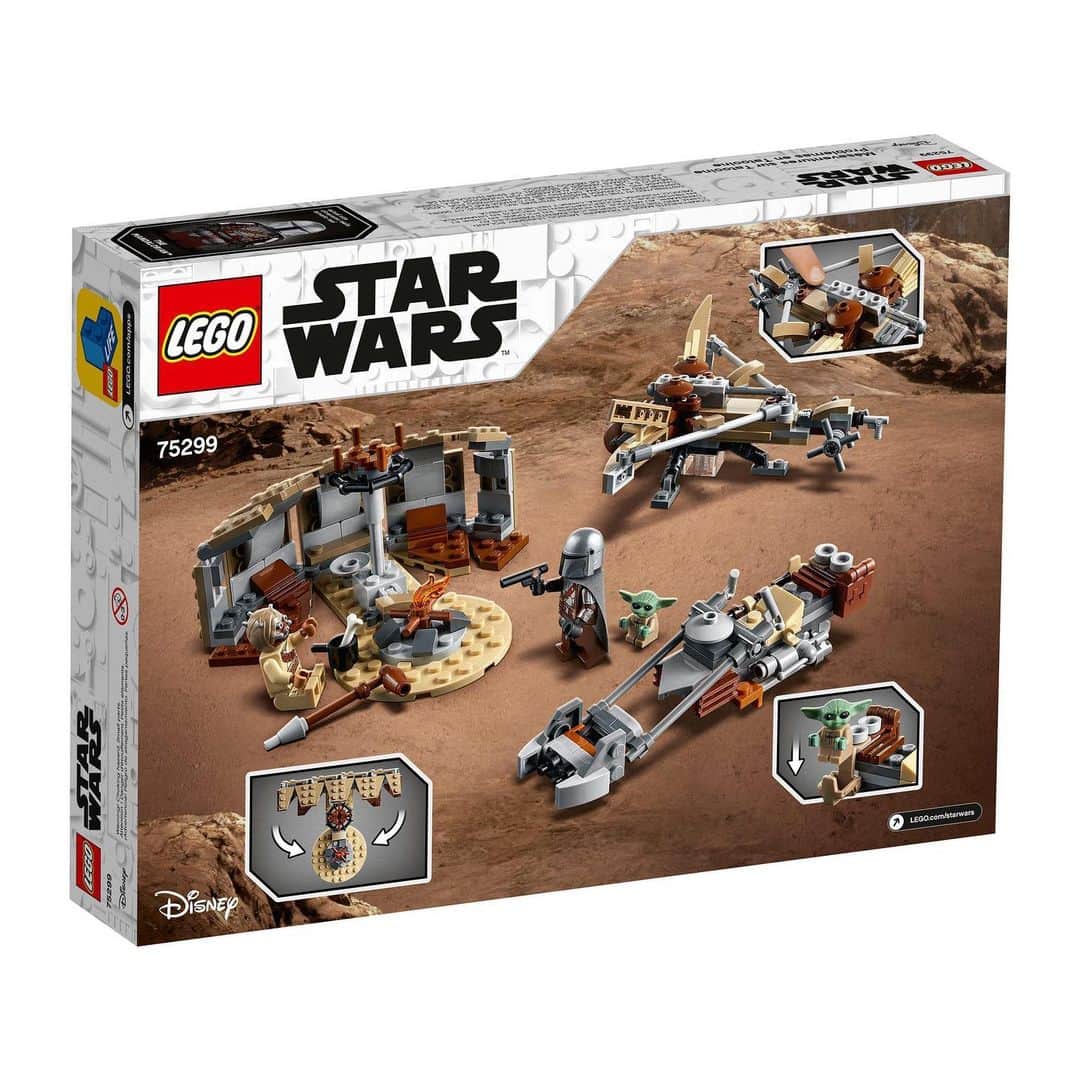 HYPEBEASTさんのインスタグラム写真 - (HYPEBEASTInstagram)「#hypeAF: @lego has created a @starwars set celebrating Din Djarin’s victory during the hunt for the Krayt dragon in @themandalorian‘s season two, chapter nine. Consisting of 276 components, the new Trouble on Tatooine set depicts the Mandalorian’s visit and negotiations with the Tusken Raiders, who ultimately join him and the other villagers in taking down the gigantic monster, and also comes with Mando’s speeder and a projectile-shooting ballista. Look for it to release over at LEGO’s website on January 1, 2021.⁠⠀ Photo: LEGO」11月24日 21時07分 - hypebeast