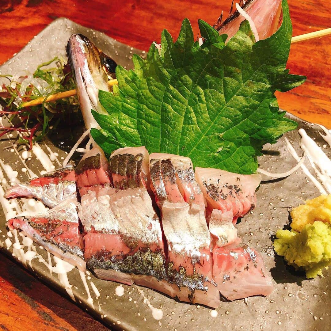 のインスタグラム：「あやと旦那が釣った魚料理🍣」