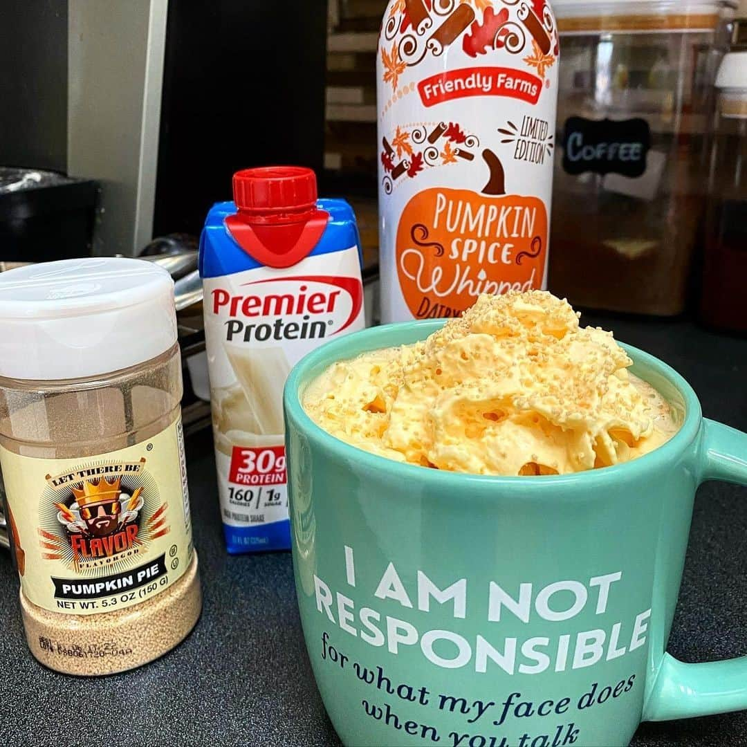 Flavorgod Seasoningsさんのインスタグラム写真 - (Flavorgod SeasoningsInstagram)「☕Customer Repost! using out Pumpkin Pie Topper by @dirty_keto_mum_412⁠ -⁠ Who needs Starbucks and ALL those extra carbs!?! Not me! Thanks to @flavorgod pumpkin pie spice @premierprotein vanilla shake and some delicious pumpkin spiced cool whip from @aldiusa, I have my very own delicious keto friendly pumpkin spice latte with only about 2-3g net carbs! **Heads up: Aldi even has a maple flavored cool whip too!! To die for seasonal flavors!!**⁠ -⁠ KETO friendly flavors available here ⬇️⁠ Click link in the bio -> @flavorgod⁠ www.flavorgod.com⁠ -⁠ Flavor God Seasonings are:⁠ ☕ZERO CALORIES PER SERVING⁠ ☕0 SUGAR PER SERVING ⁠ ☕GLUTEN FREE⁠ ☕KETO FRIENDLY⁠ ☕PALEO FRIENDLY⁠ -⁠ #food #foodie #flavorgod #seasonings #glutenfree #mealprep #seasonings #breakfast #lunch #dinner #yummy #delicious #foodporn」11月24日 22時01分 - flavorgod