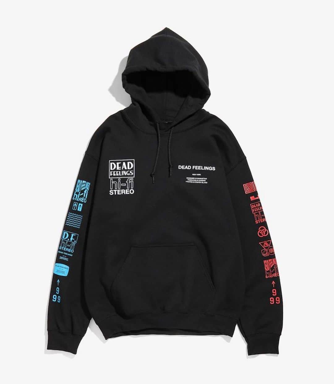 ケンゾーミナミのインスタグラム：「𝐃𝐄𝐀𝐃 𝐅𝐄𝐄𝐋𝐈𝐍𝐆𝐒 / FW20 / “HI-FI” / BLACK / HOODIE  Available at @nepenthes.official Online Store:  https://nepenthes-onlinestore.com/?pid=154377188  Photos from Nepenthes (Sample 02/22/20)  @nepenthes.official @nepenthes_newyork #kenzominami」