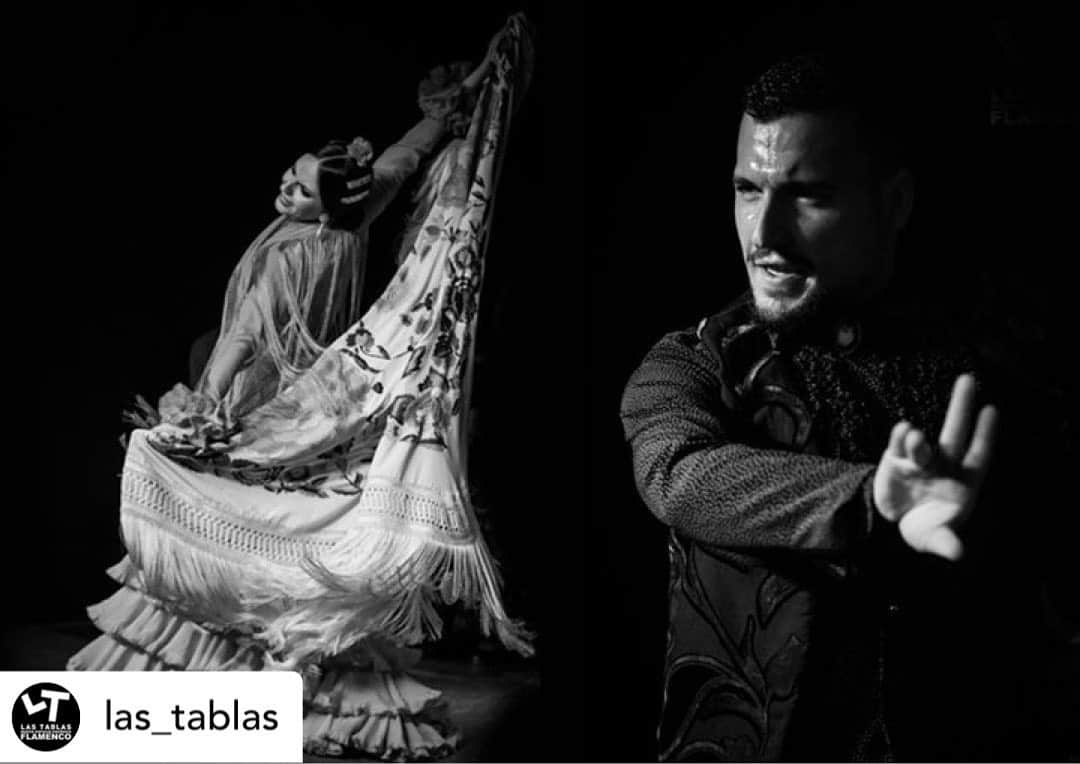 DeFlamenco.comのインスタグラム：「Volvamos al  tablao!!! 💪💪  Posted @withregram • @las_tablas Sábado 28 de noviembre #Flamenco #Madrid #arte #culturasegura https://lastablasmadrid.com/compra-de-entradas/ CUADRO FLAMENCO LAS TABLAS con RICARDO MORO Y ALEJANDRA GUDÍ Acompañados por Alejandro Moreno a la guitarra y Pedro Obregón al cante.  Espectáculo en forma de recital y de corte clásico donde se expone el flamenco en su forma más natural a través del baile de Alejandra Gudí y Ricardo Moro, que junto al cante y la guitarra nos presentan distintas formas de sentir el baile. HORA: 21H」
