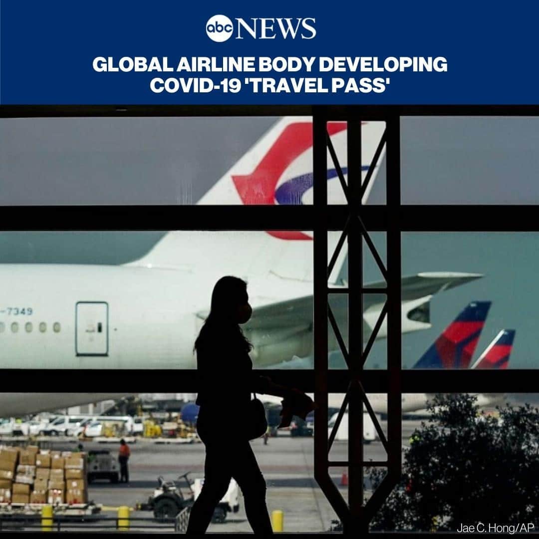 ABC Newsさんのインスタグラム写真 - (ABC NewsInstagram)「International Air Transport Association finalizing development of a digital health pass that will allow travelers to store all vaccination or testing information required by airlines and governments amid COVID-19 restrictions. #covid19 #coronavirus #travel #flying #airports ⁠ ⁠ Read the details at LINK IN BIO.」11月25日 0時29分 - abcnews
