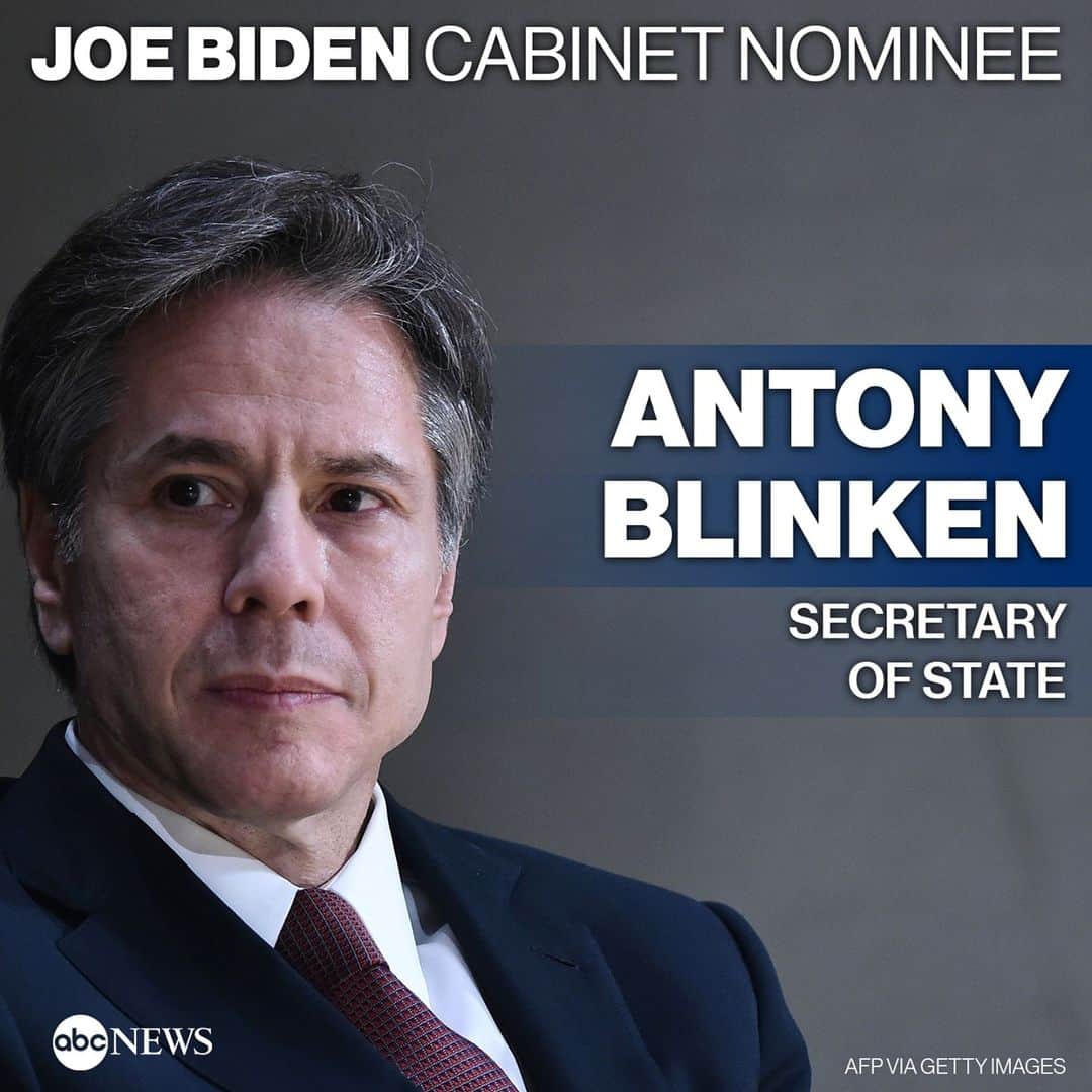 ABC Newsさんのインスタグラム写真 - (ABC NewsInstagram)「Pres.-elect Joe Biden's pick to be secretary of State is not a household name. But his years of experience in DC's foreign policy circles and near-two decades of working closely with Biden have brought bipartisan praise for his forthcoming nomination. #antonyblinken #joebiden #bidentransition #foreignpolicy #election2020⁠ ⁠ Read more at LINK IN BIO.」11月25日 0時59分 - abcnews